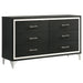 Lucia 4 & 5 Piece Bedroom Set King & Queen Beige & Grey - California Furniture (Coachella, CA)