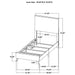 Kaywood 4 & 5 Pc Bedroom Set Full, E.King, Queen & Twin - California Furniture (Coachella, CA)
