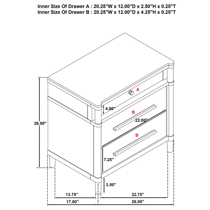 Gracemont Nightstand - California Furniture (Coachella, CA)