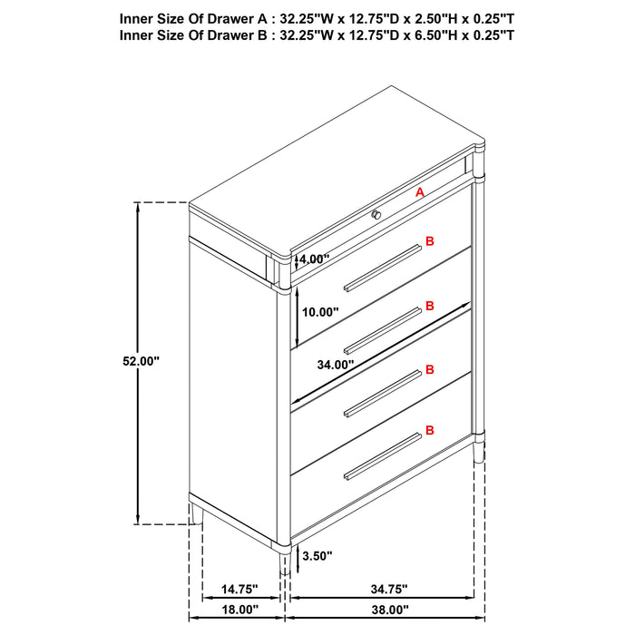 Gracemont Chest of Drawers - California Furniture (Coachella, CA)