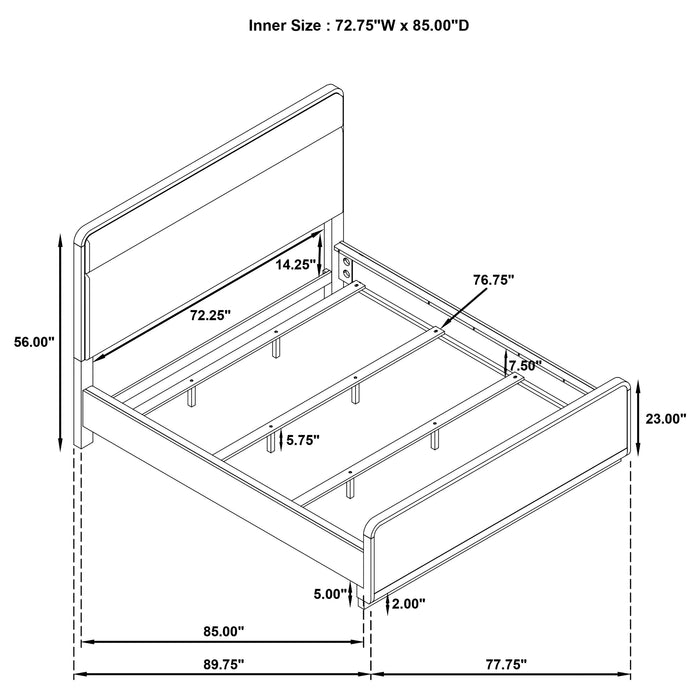 Ladera Panel Bed - California Furniture (Coachella, CA)
