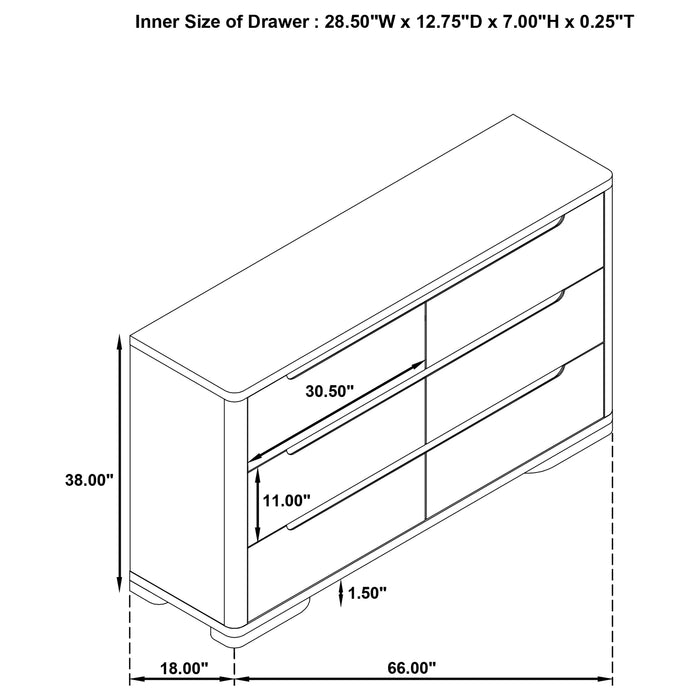 Ladera Dresser - California Furniture (Coachella, CA)