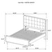 Robyn Panel Platform Bed - California Furniture (Coachella, CA)