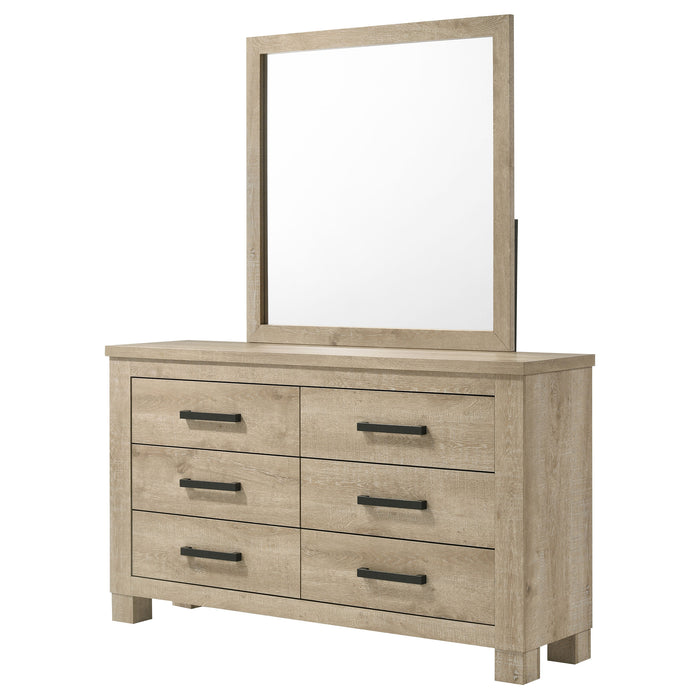 Oakglen Dresser With Mirrors - California Furniture (Coachella, CA)