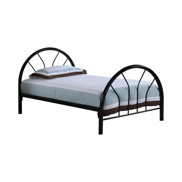 Marjorie Twin Platform Bed Black, Blue, & White - California Furniture (Coachella, CA)