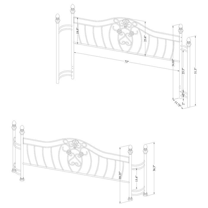 Sydney Eastern King & Queen Bed - California Furniture (Coachella, CA)
