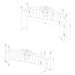 Sydney Eastern King & Queen Bed - California Furniture (Coachella, CA)
