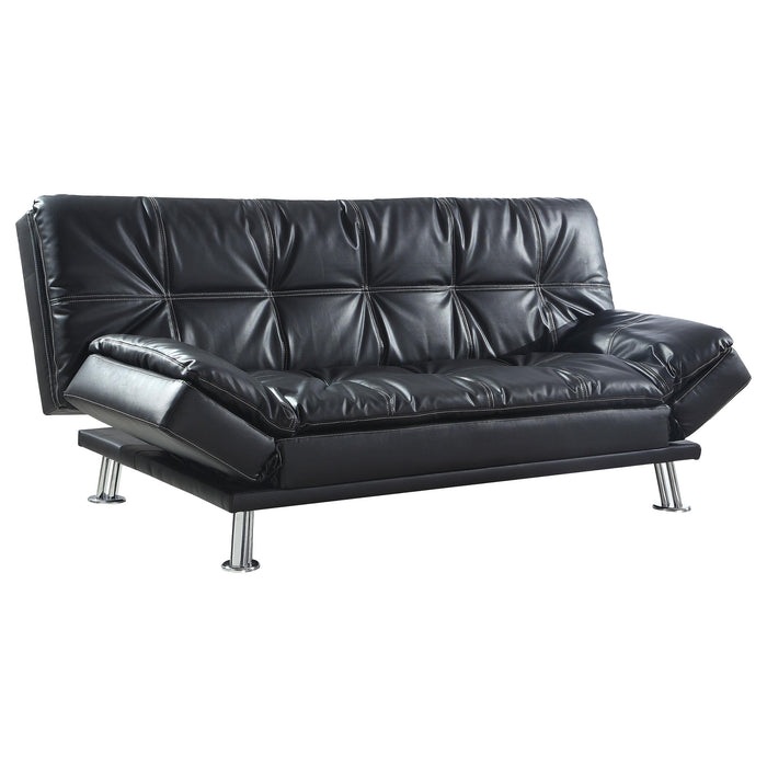 Dilleston Tufted Back Upholstered Sofa Bed Grey - California Furniture (Coachella, CA)