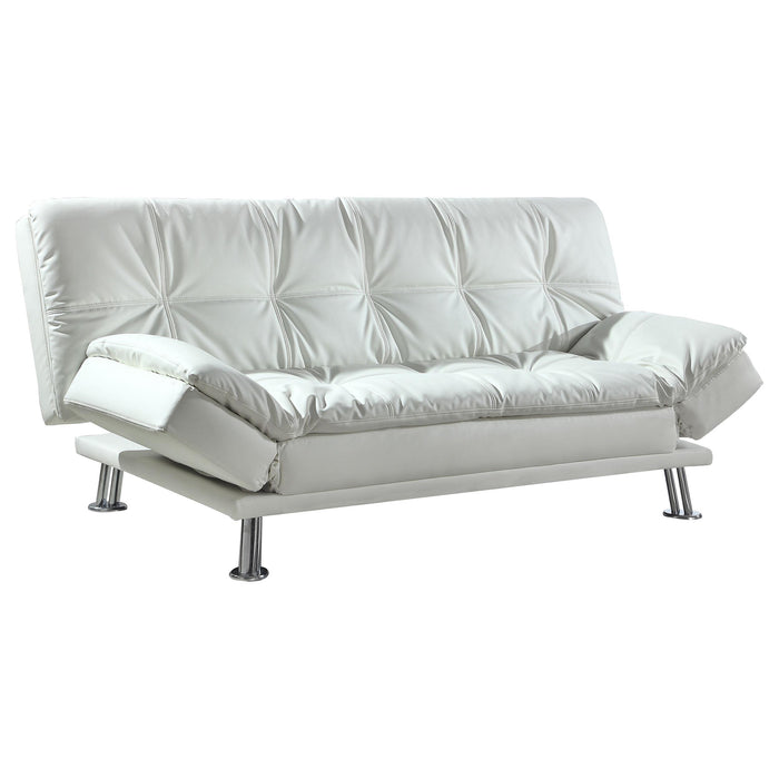 Dilleston Tufted Back Upholstered Sofa Bed Grey - California Furniture (Coachella, CA)