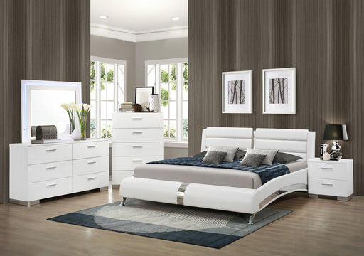 Jeremaine 5 Pc Bedroom Sets White - California Furniture (Coachella, CA)