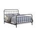 Livingston California King, E.King, & Queen Panel Metal Bed Dark Bronze - California Furniture (Coachella, CA)