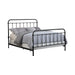 Livingston California King, E.King, & Queen Panel Metal Bed Dark Bronze - California Furniture (Coachella, CA)