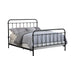 Livingston California King, E.King, & Queen Panel Metal Bed Dark Bronze - California Furniture (Coachella, CA)