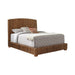 Laughton Hand-Woven Banana Leaf California King, E.King, & Queen Bed Amber - California Furniture (Coachella, CA)