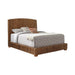 Laughton Hand-Woven Banana Leaf California King, E.King, & Queen Bed Amber - California Furniture (Coachella, CA)