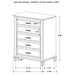 Devon Bedroom Set White - California Furniture (Coachella, CA)