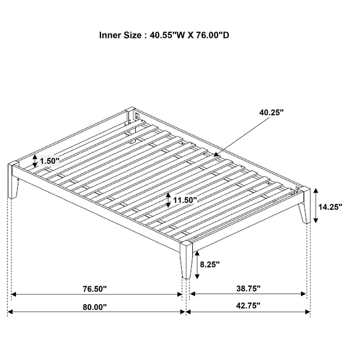 Hounslow Platform Bed Base - California Furniture (Coachella, CA)