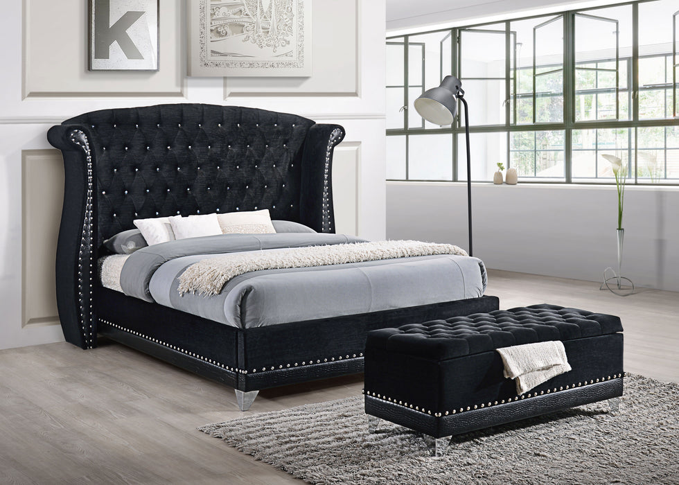 Barzini Wingback Platform Bed - California Furniture (Coachella, CA)
