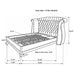 Barzini Wingback Platform Bed - California Furniture (Coachella, CA)