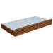 Oakdale Wood Twin Daybed with Trundle Rustic Honey - California Furniture (Coachella, CA)