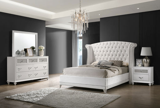 Barzini Bedroom Set White - California Furniture (Coachella, CA)