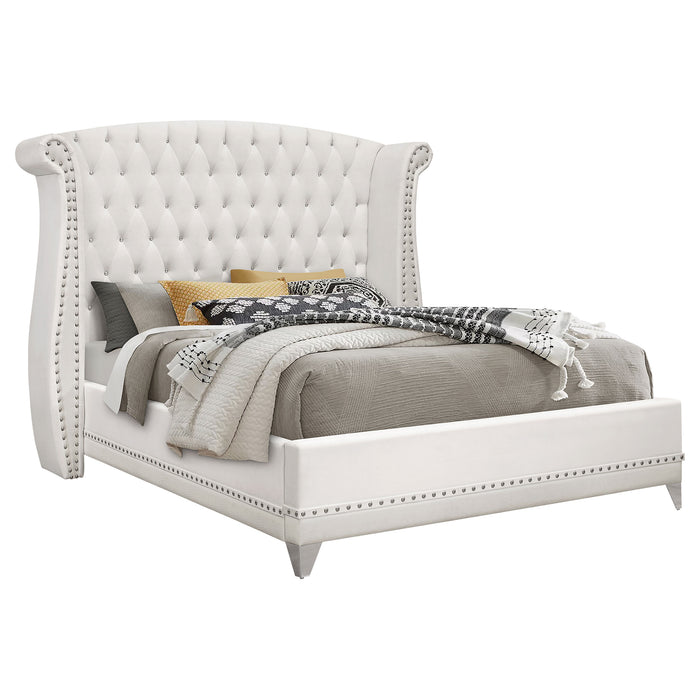 Barzini Bedroom Set White - California Furniture (Coachella, CA)