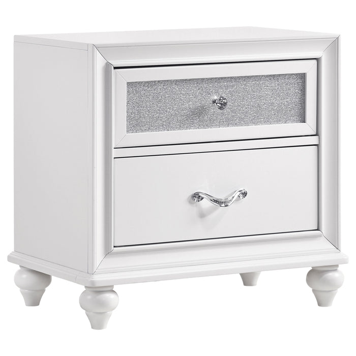 Barzini Bedroom Set White - California Furniture (Coachella, CA)