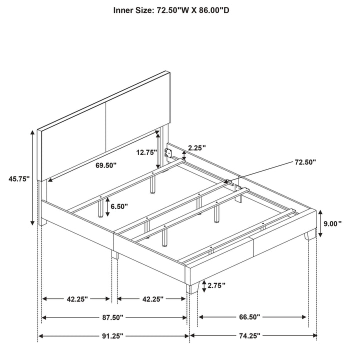 Dorian Panel Bed - California Furniture (Coachella, CA)
