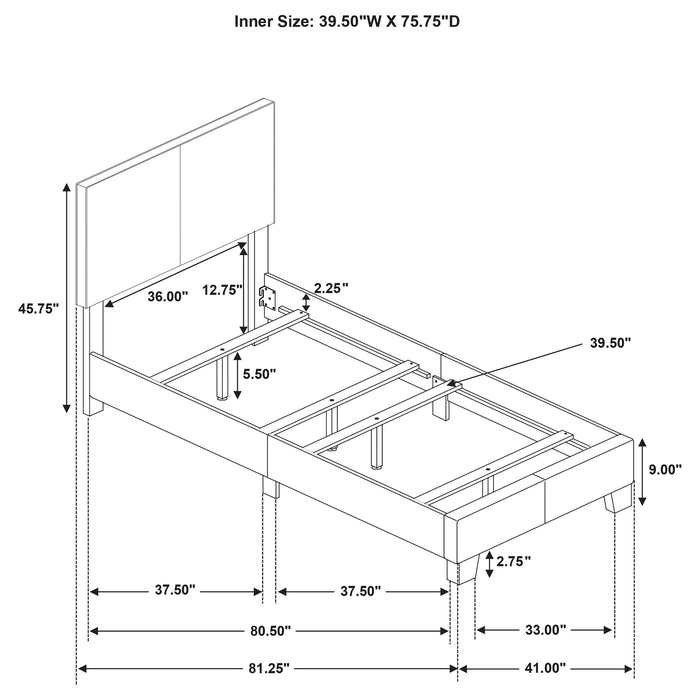 Dorian Panel Beds - California Furniture (Coachella, CA)