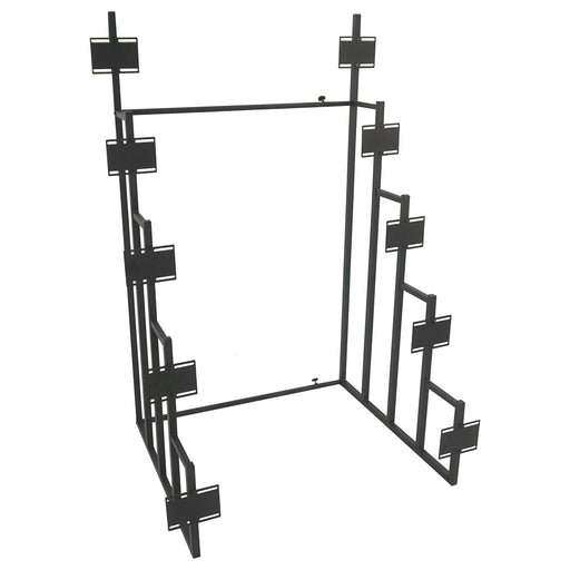 Duarto 5-tier Headboard Display Rack Black - California Furniture (Coachella, CA)