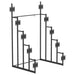 Duarto 5-tier Headboard Display Rack Black - California Furniture (Coachella, CA)
