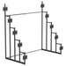 Duarto 5-tier Headboard Display Rack Black - California Furniture (Coachella, CA)