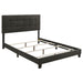 Mapes Tufted Upholstered Eastern King, Queen, Twin & Full Bed Charcoal & Grey - California Furniture (Coachella, CA)