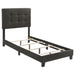 Mapes Tufted Upholstered Eastern King, Queen, Twin & Full Bed Charcoal & Grey - California Furniture (Coachella, CA)