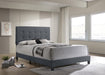 Mapes Tufted Upholstered Eastern King, Queen, Twin & Full Bed Charcoal & Grey - California Furniture (Coachella, CA)