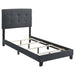 Mapes Tufted Upholstered Eastern King, Queen, Twin & Full Bed Charcoal & Grey - California Furniture (Coachella, CA)