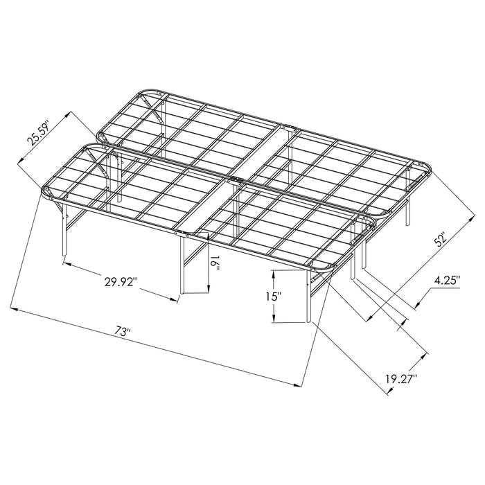 Mabel Foldable Platform Bed Frame - California Furniture (Coachella, CA)
