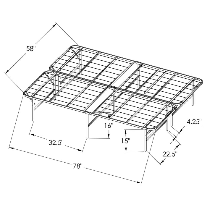 Mabel Foldable Platform Bed Frame - California Furniture (Coachella, CA)