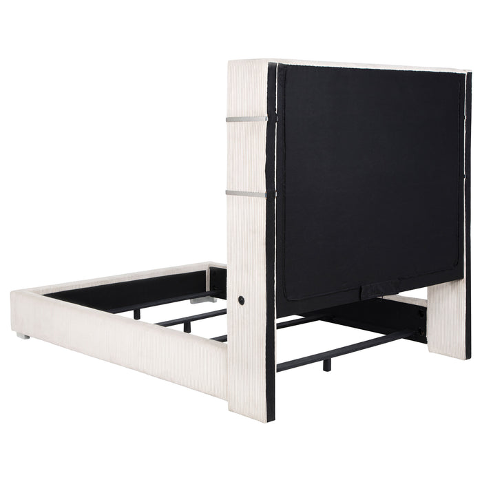 Tisdall Wingback Bed with Flame Visualizer - California Furniture (Coachella, CA)