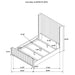 Natasha California King, E.King & Queen Bed - California Furniture (Coachella, CA)