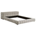 Trinity California King, E.king, Queen, & Full Bed Green & Light Taupe - California Furniture (Coachella, CA)