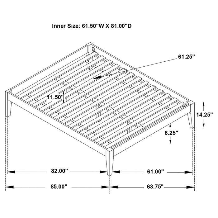 Hounslow Platform Bed Base - California Furniture (Coachella, CA)