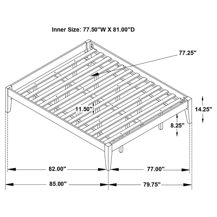 Hounslow Platform Bed Base - California Furniture (Coachella, CA)