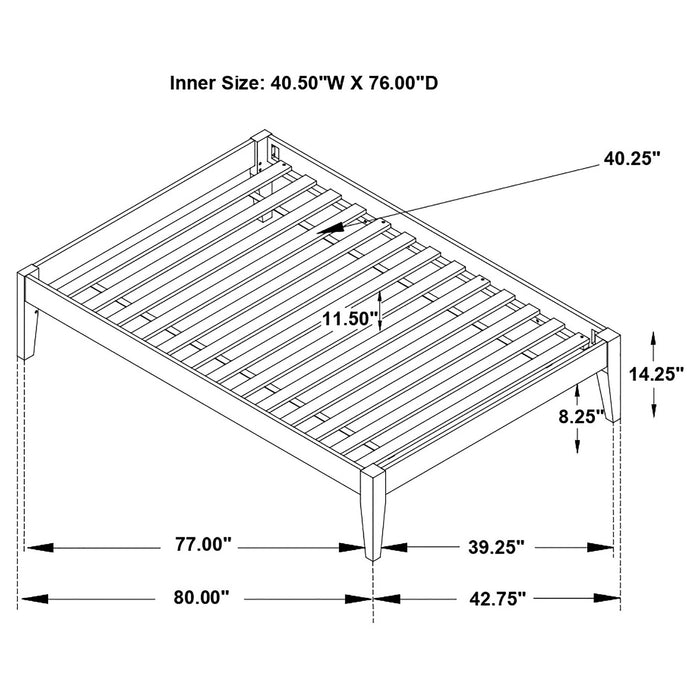 Hounslow Platform Bed Base - California Furniture (Coachella, CA)