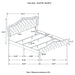 Bella Beds Cal.King & E.King, Queeen - California Furniture (Coachella, CA)