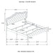 Bella Beds Cal.King & E.King, Queeen - California Furniture (Coachella, CA)