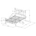Novak Eastern King, Full, Queen, & Twin Bed - California Furniture (Coachella, CA)