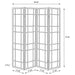 Catabella Four-Panel Room Divider - California Furniture (Coachella, CA)