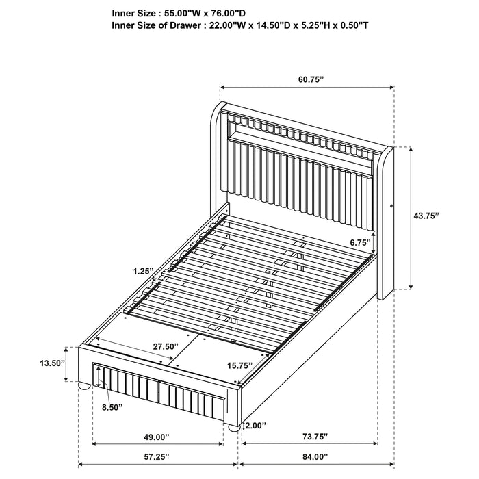 Madison Full & Twin Bed - California Furniture (Coachella, CA)