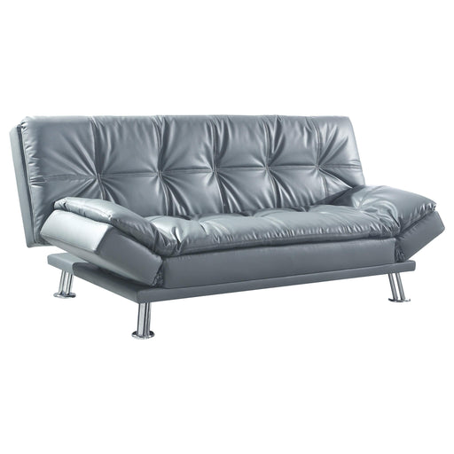 Dilleston Tufted Back Upholstered Sofa Bed Grey - California Furniture (Coachella, CA)
